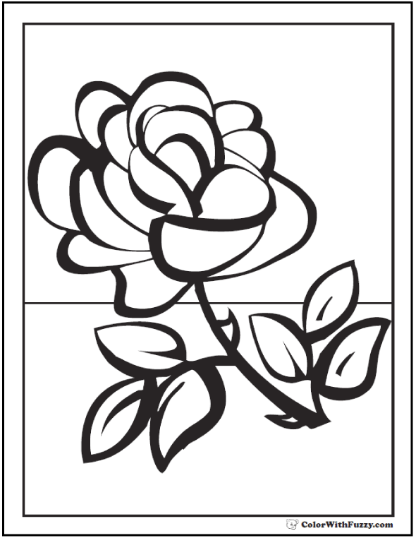 Spring flowers coloring page â spring digital downloads