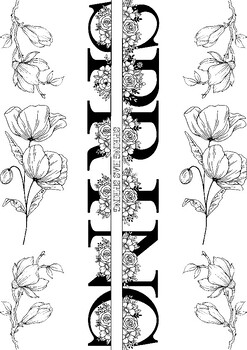 Spring coloring pages