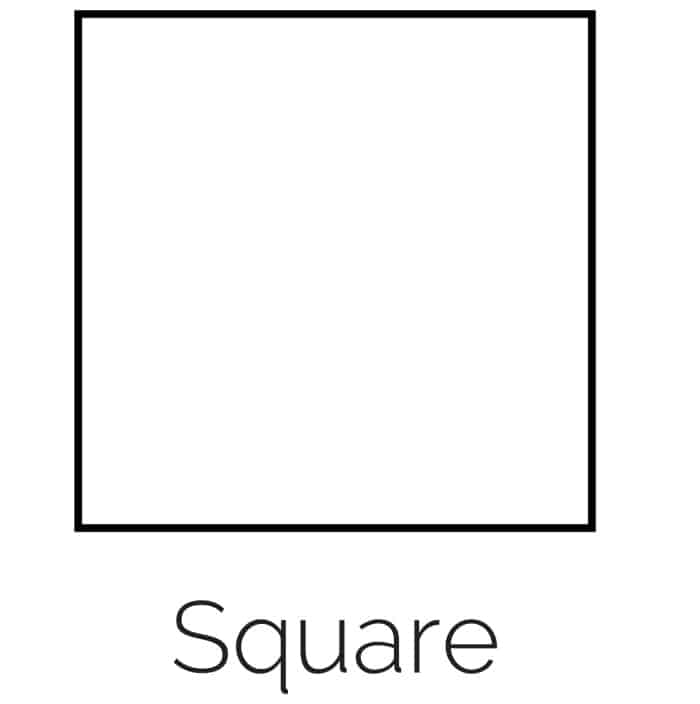 Free printable square shape