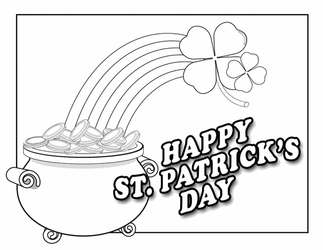 St patricks day print free activity