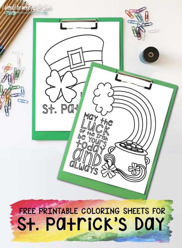 Free printable st patricks day coloring pages free printables printable coloring free printable coloring sheets