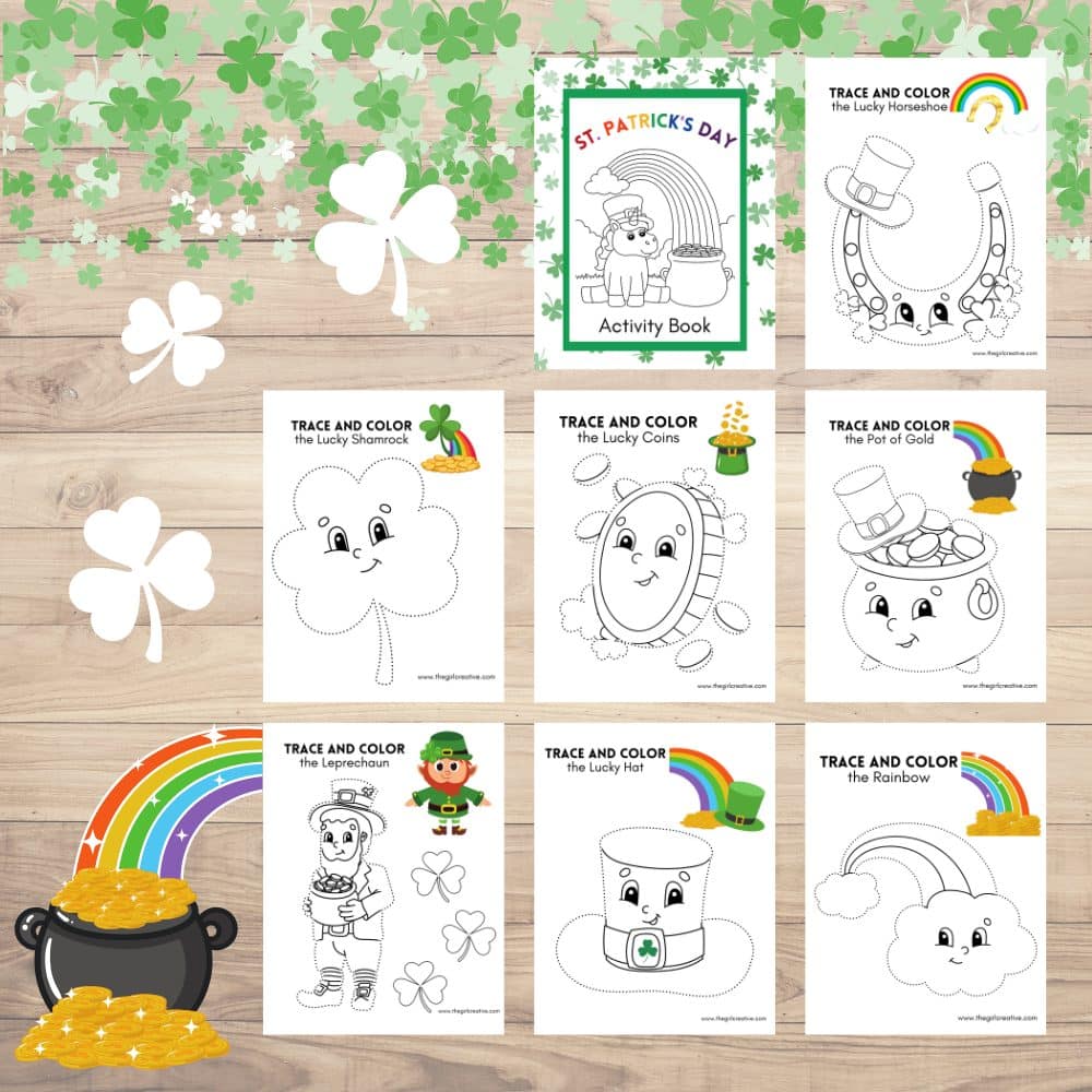 Free printable st patricks day activity book