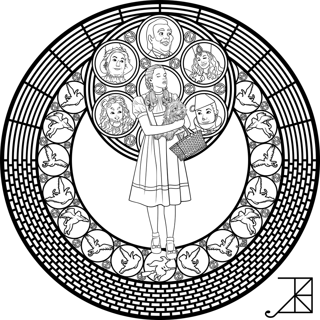 Sg dorothy coloring page by akili