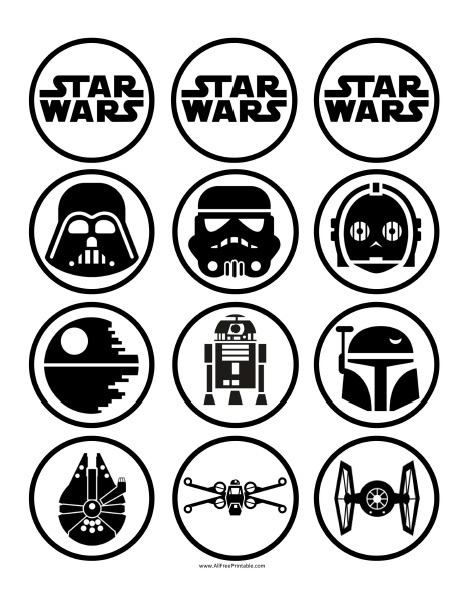 Star wars cupcake toppers â free printable