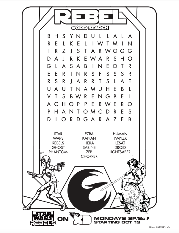 Star wars rebels coloring pages