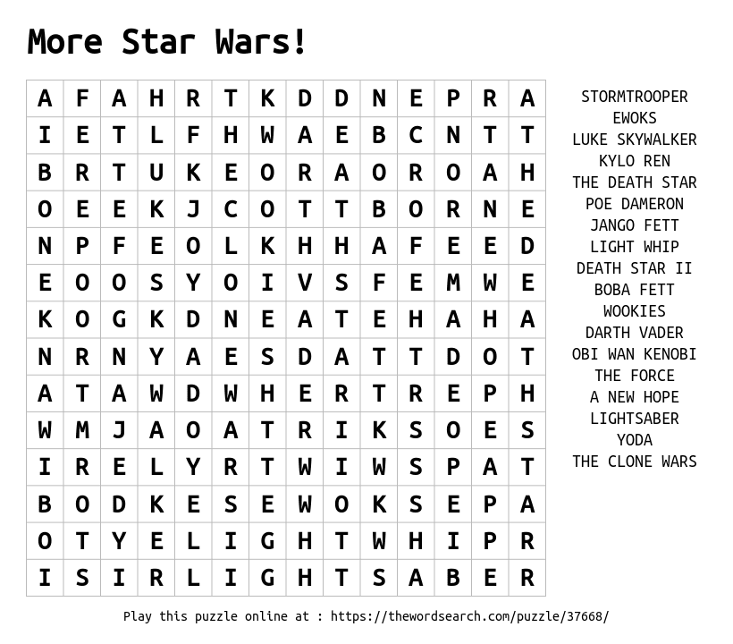 Download word search on more star wars