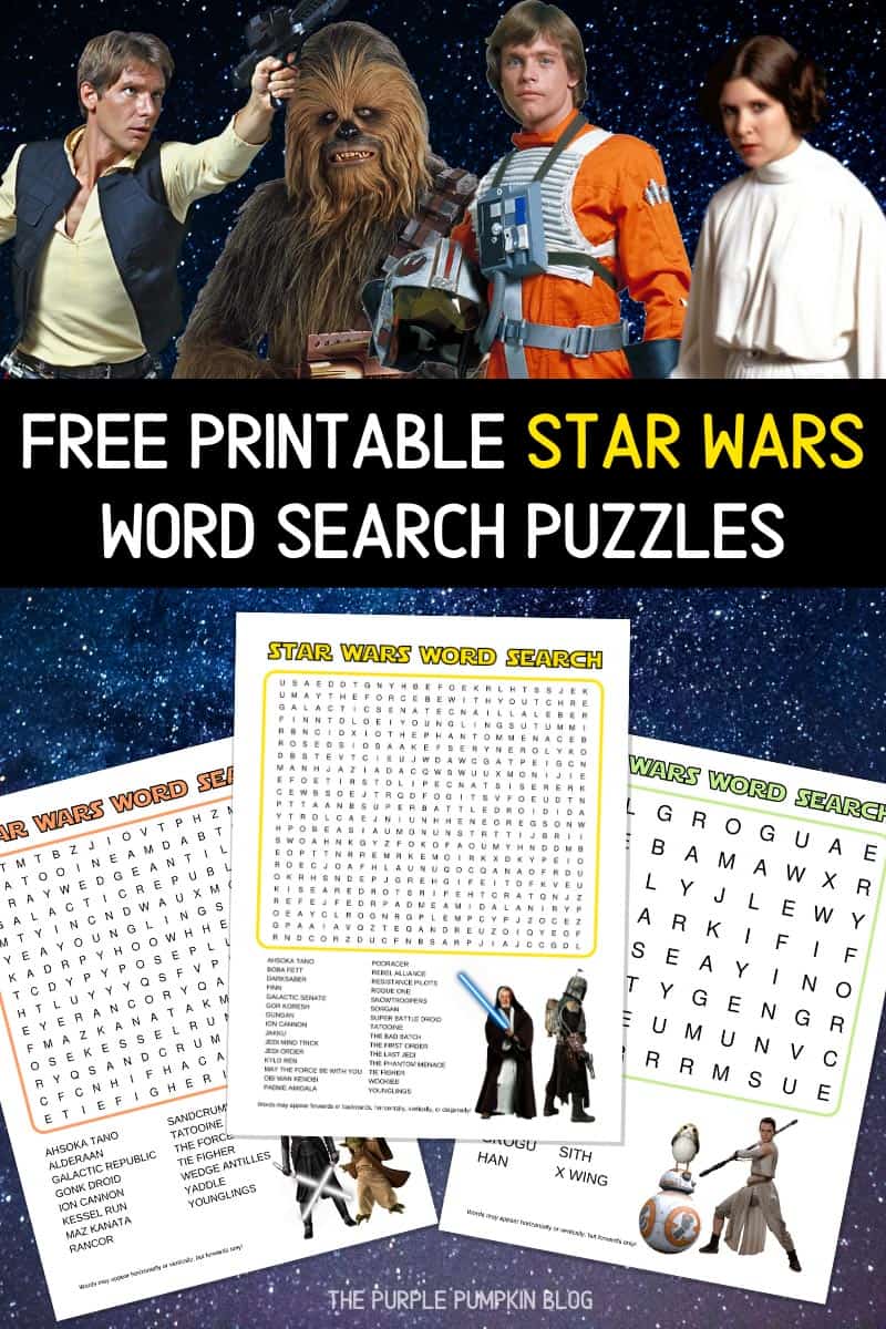 Free printable star wars word search puzzles for may the th