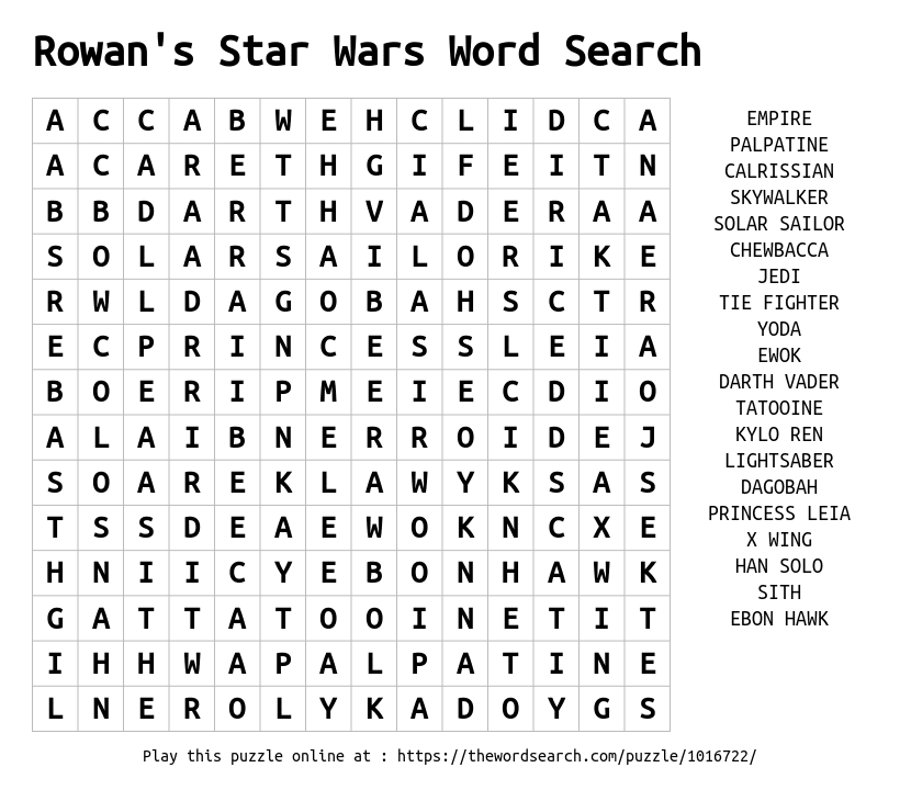 Download word search on rowans star wars word search