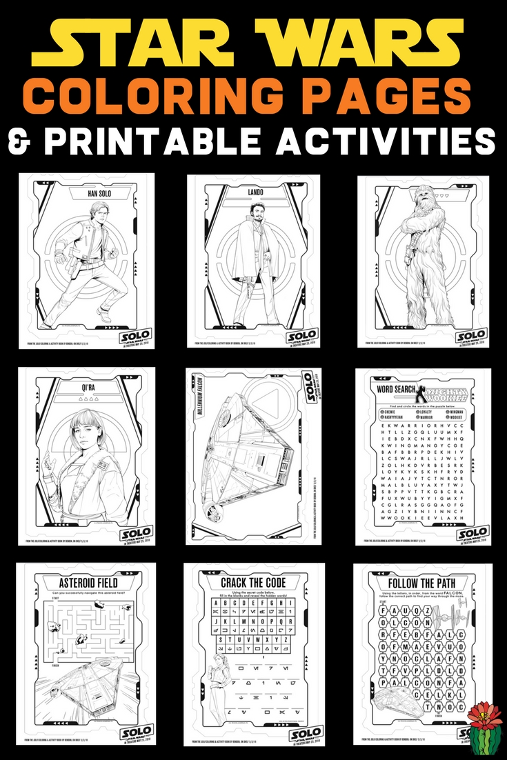 Solo a star wars story coloring pages