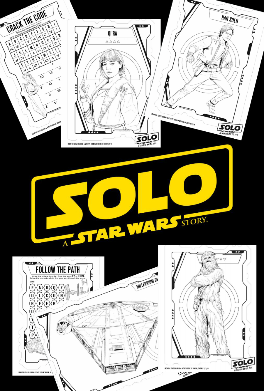 Solo a star wars story coloring pages