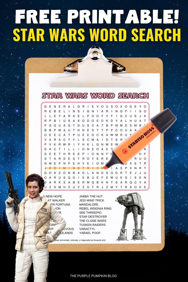 Free printable star wars word search puzzles for may the th