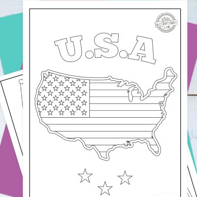 Printable fun patriotic american flag coloring pages kids activities blog
