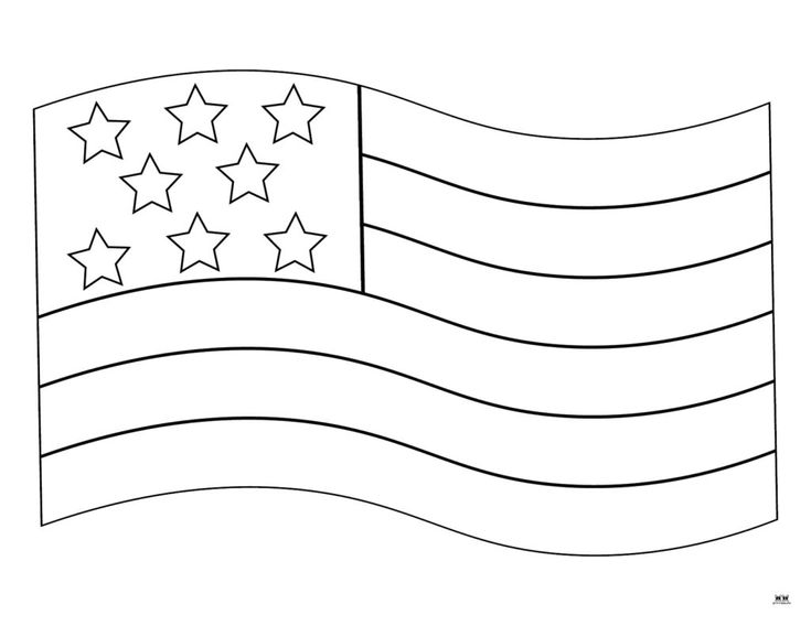 Printable flag template