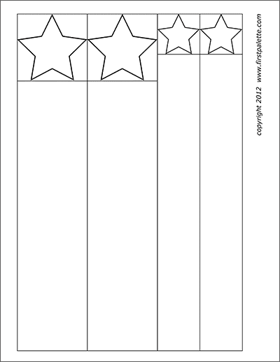 Stars free printable templates coloring pages