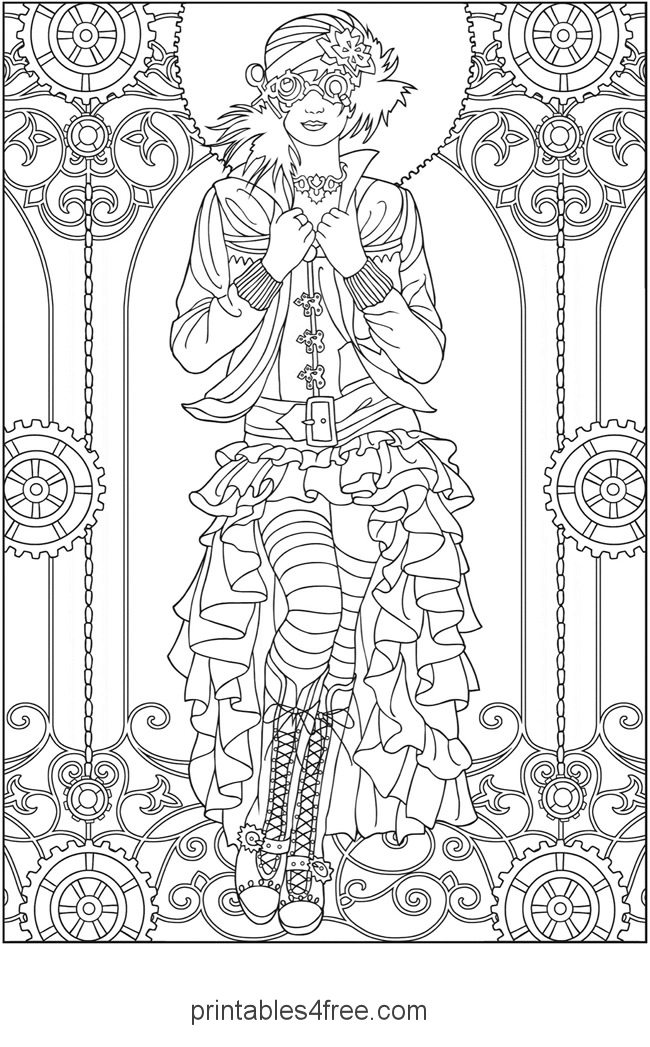 Free coloring pages for adults teens
