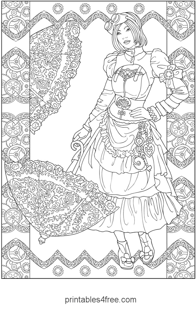 Free coloring pages for adults teens