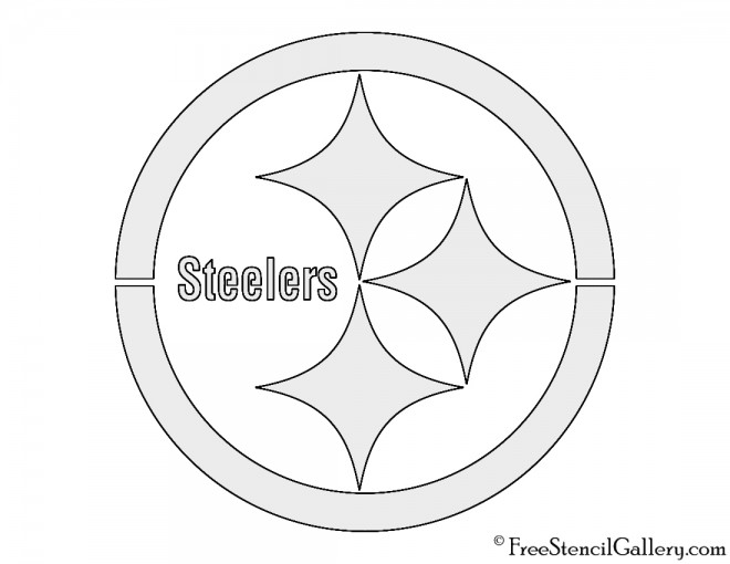 Nfl pittsburgh steelers stencil pittsburgh steelers logo pittsburgh steelers crafts pittsburgh steelers