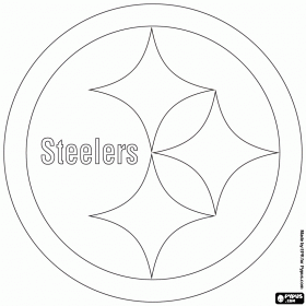 Pittsburgh steelers logo american football team in the north division in the afc pittsburgâ pittsburgh steelers logo coloring pages pittsburgh steelers crafts