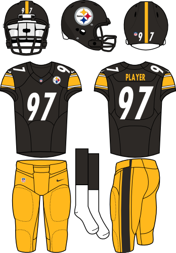 Pittsburgh steelers home uniform