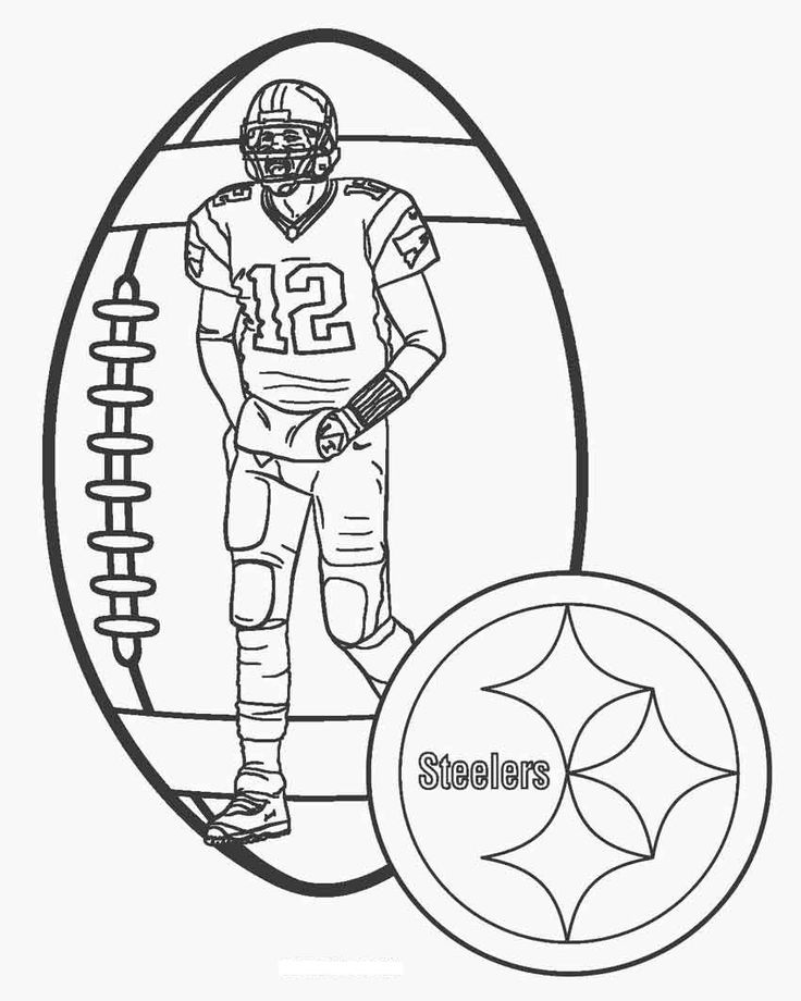Printable the pittsburgh steelers coloring pages pdf