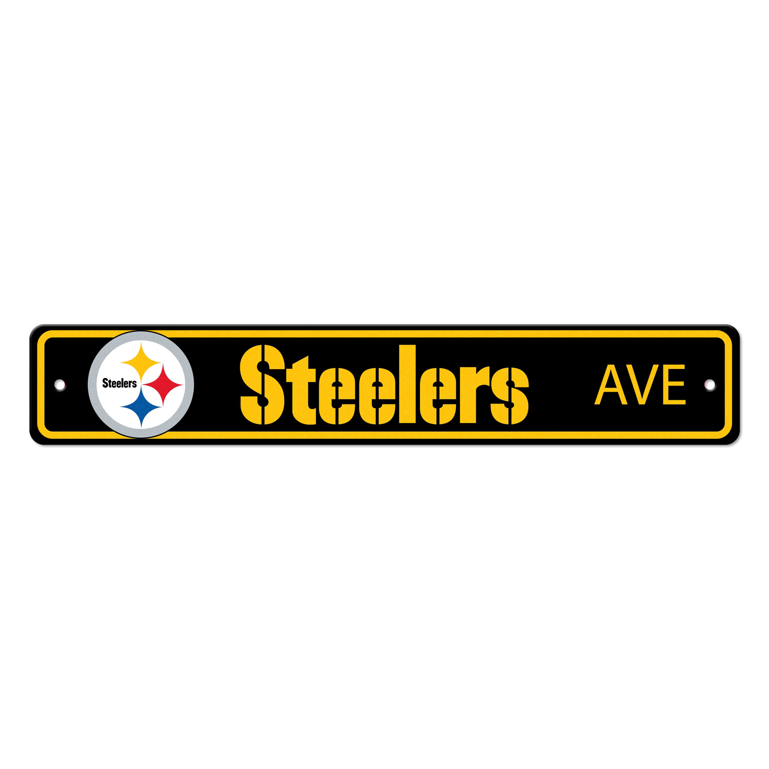 Nfl pittsburgh steelers circular steelers primary logo street sign sku k