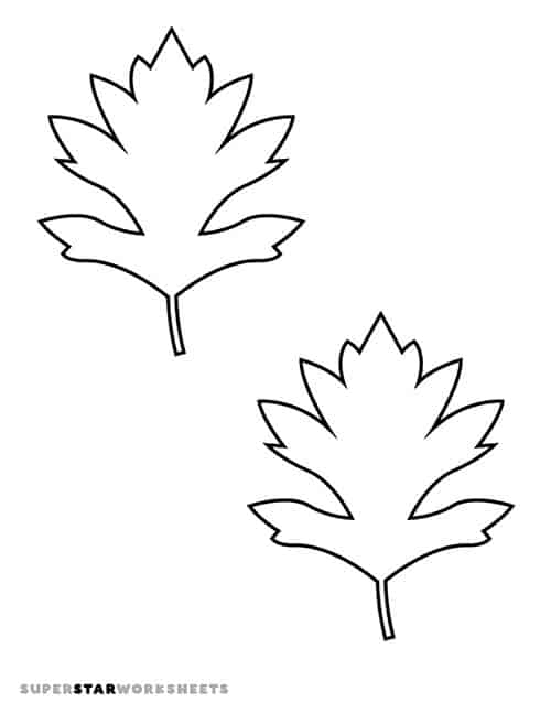 Leaf template