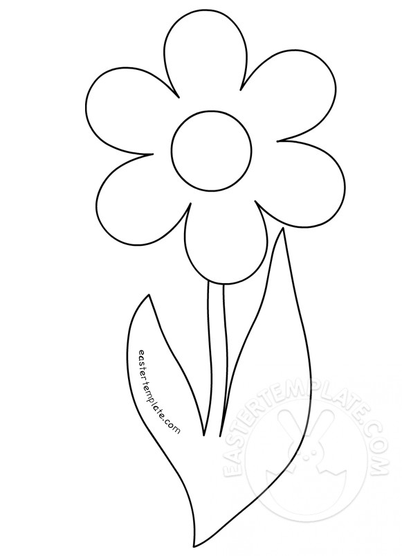 Flower leaf template printable