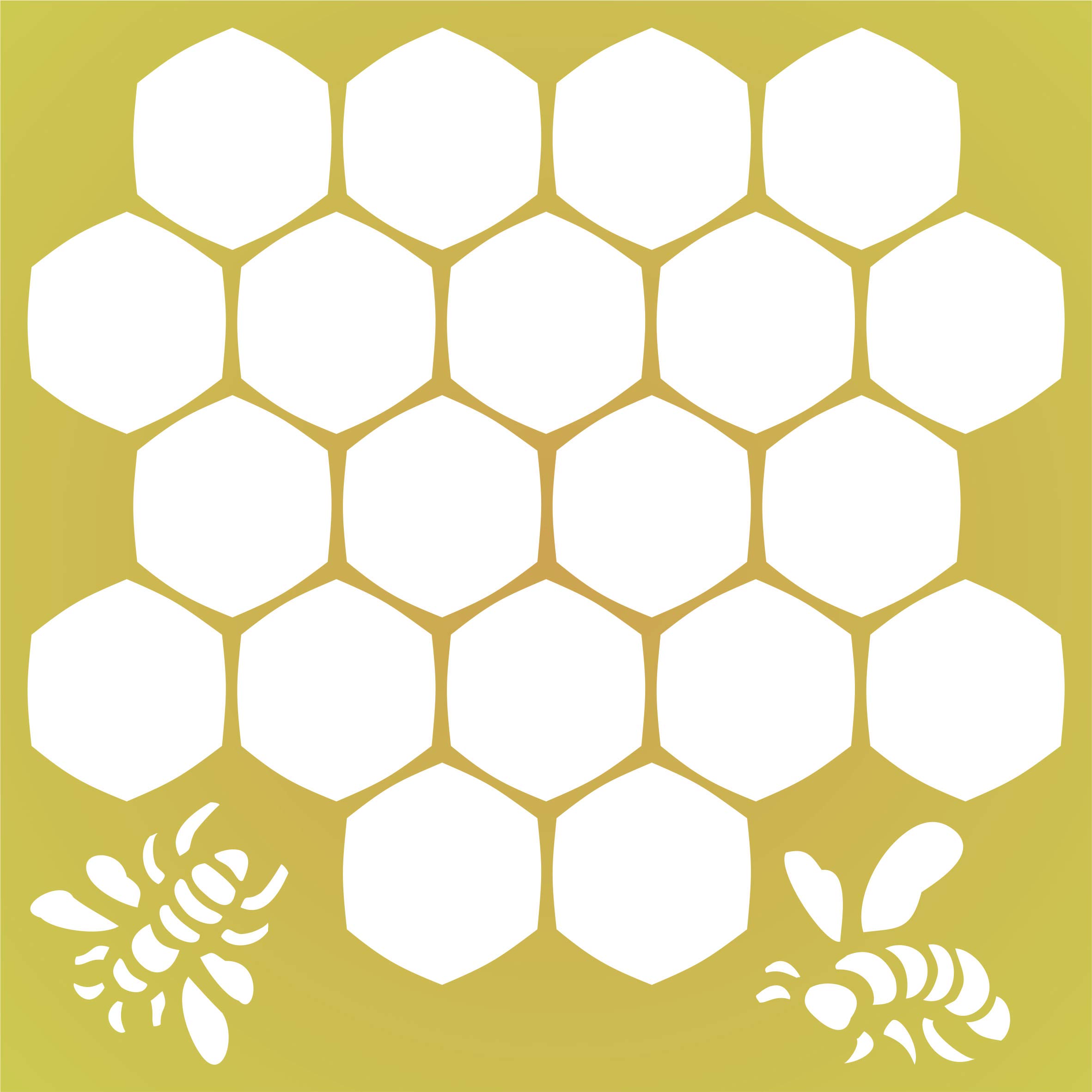 Honeyb stencil x inch s