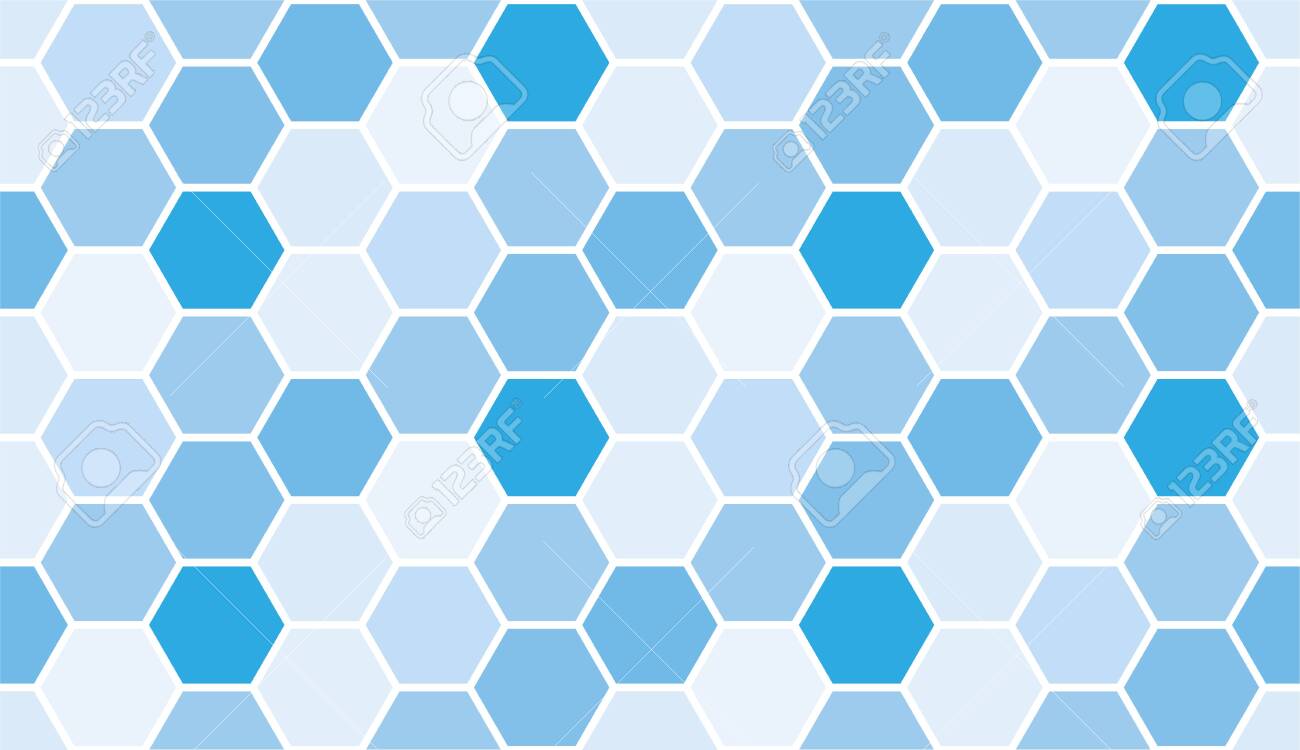 Seamless blue bee honeyb pattern art background template vector honey texture royalty free svg cliparts vectors and stock illustration image
