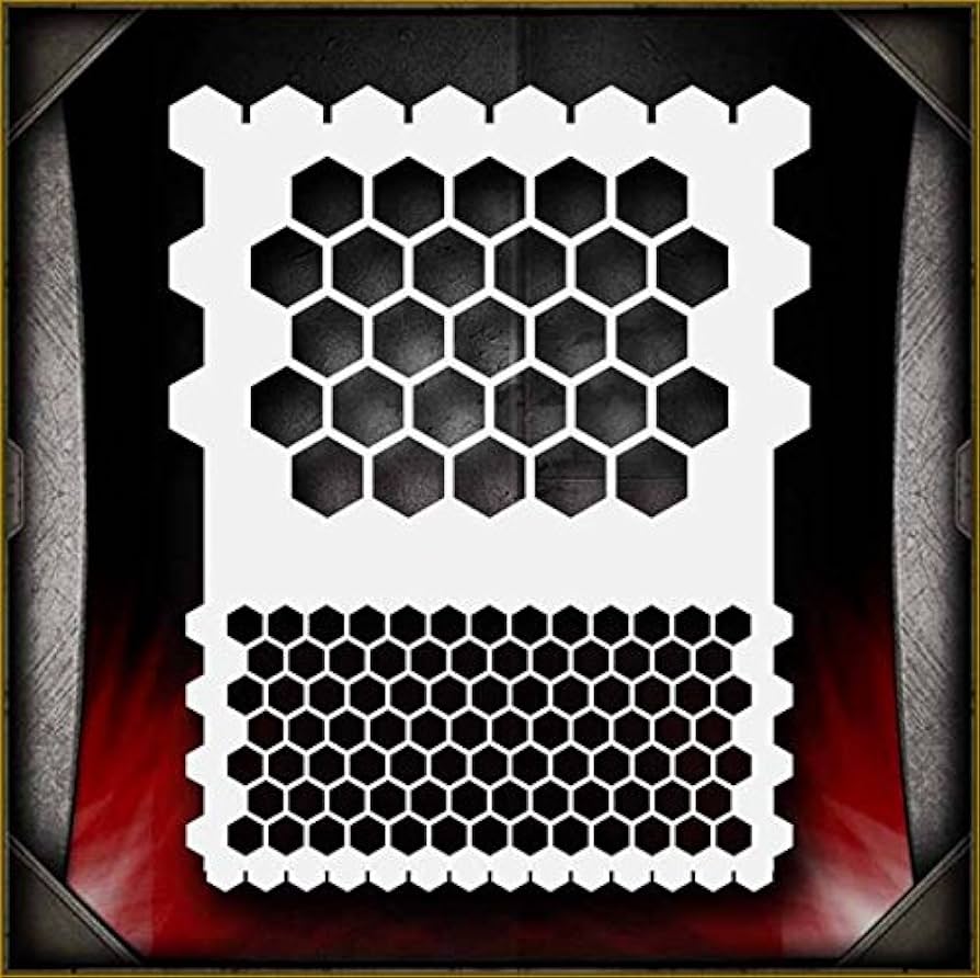 Honeyb airsick airbrush stencil template