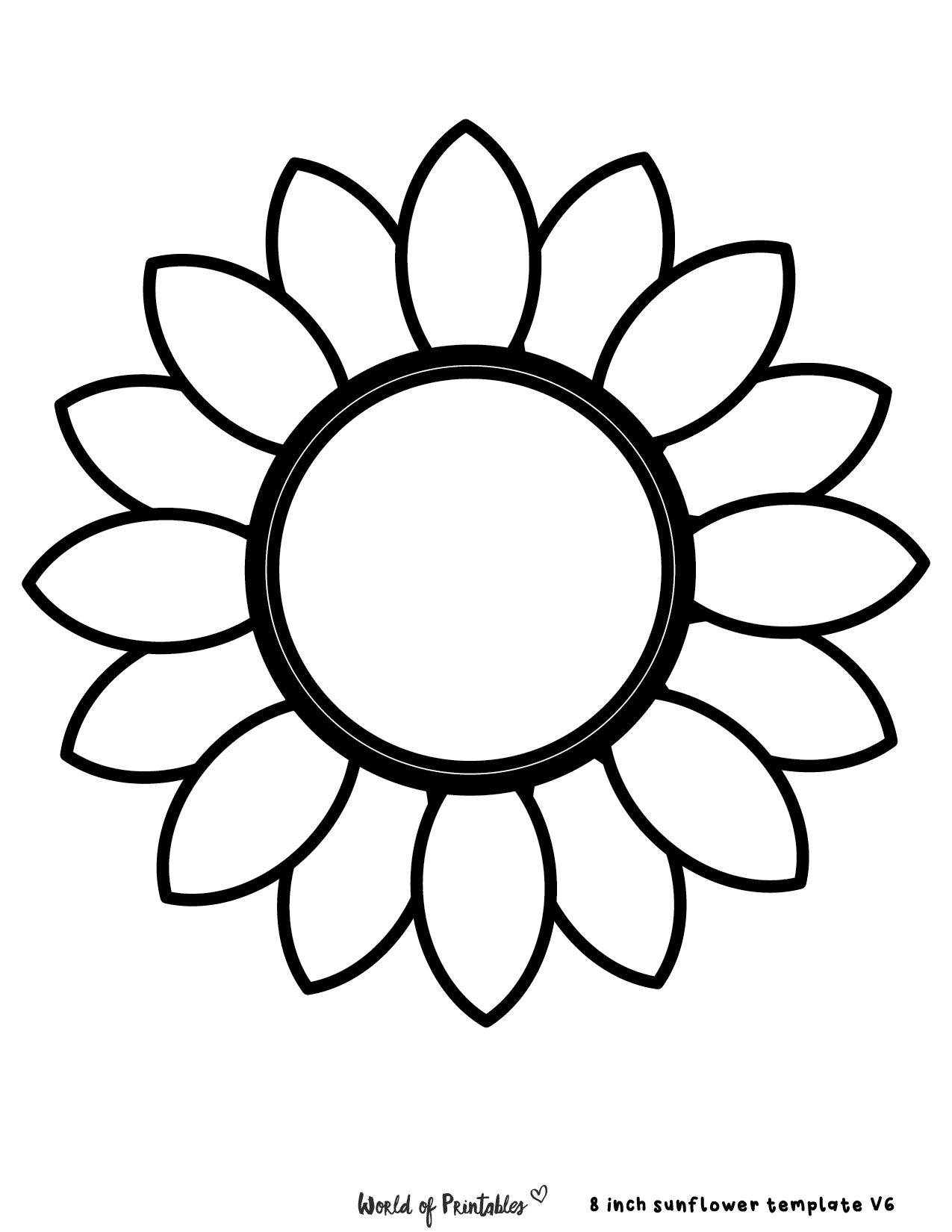 Best sunflower templates