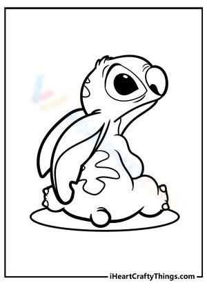 Free printable lilo stitch coloring pages