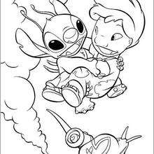 Lilo and stitch coloring pages