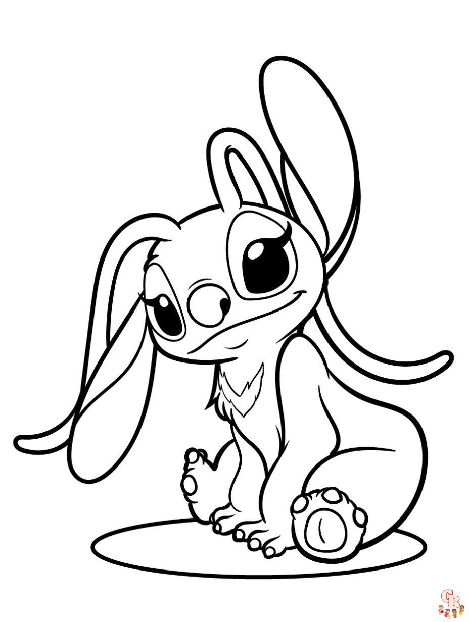 Stitch coloring pages