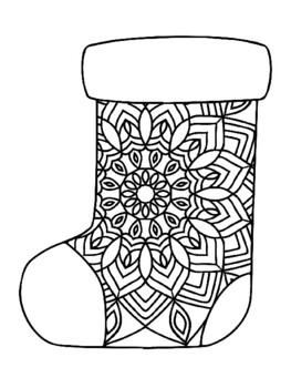 Christmas stocking coloring pages christmas coloring pages christmas art