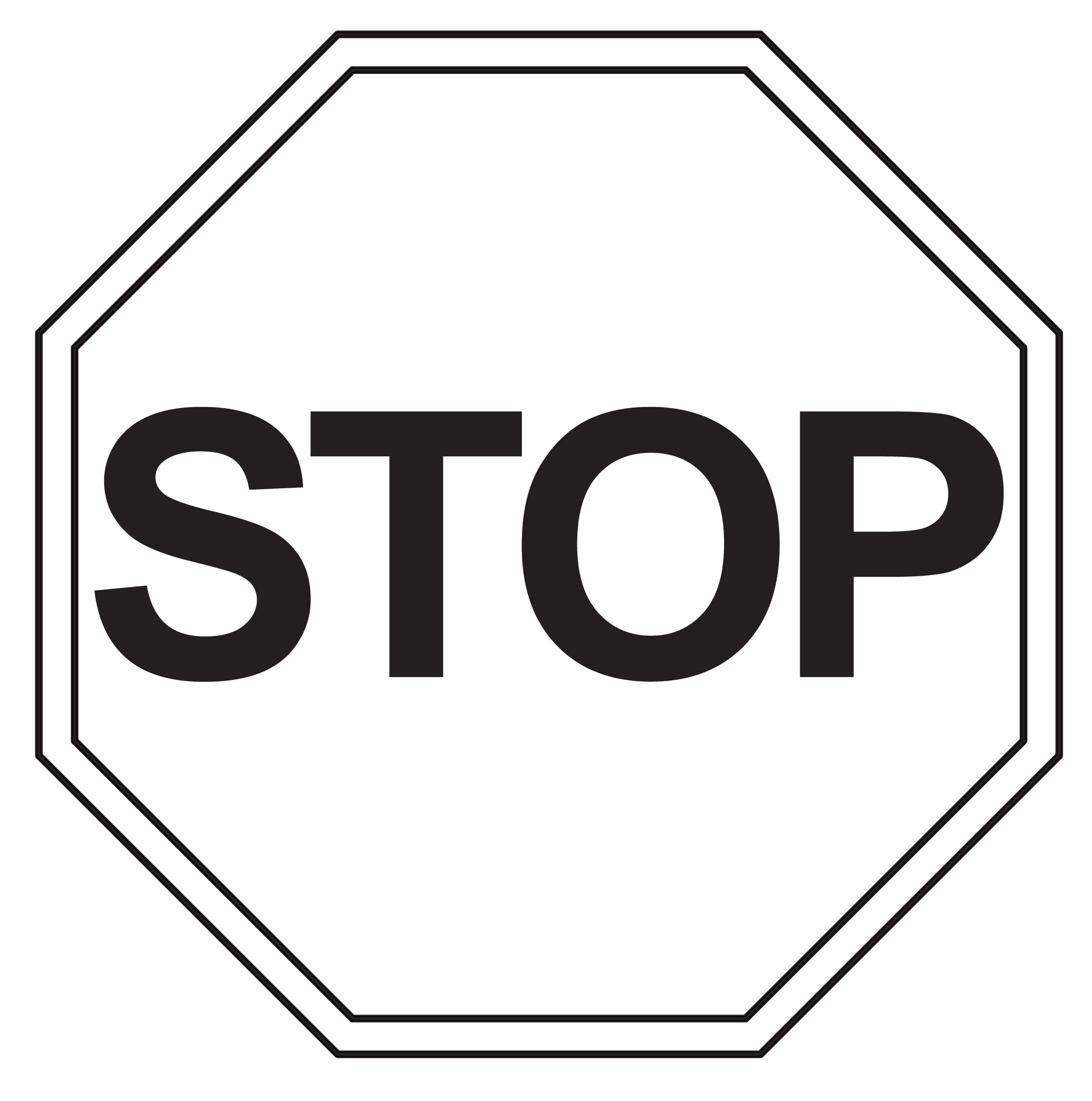 Free printable stop sign templates word pdf blank editable