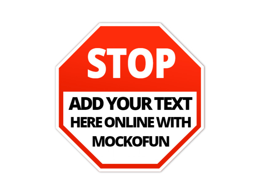 Free stop sign
