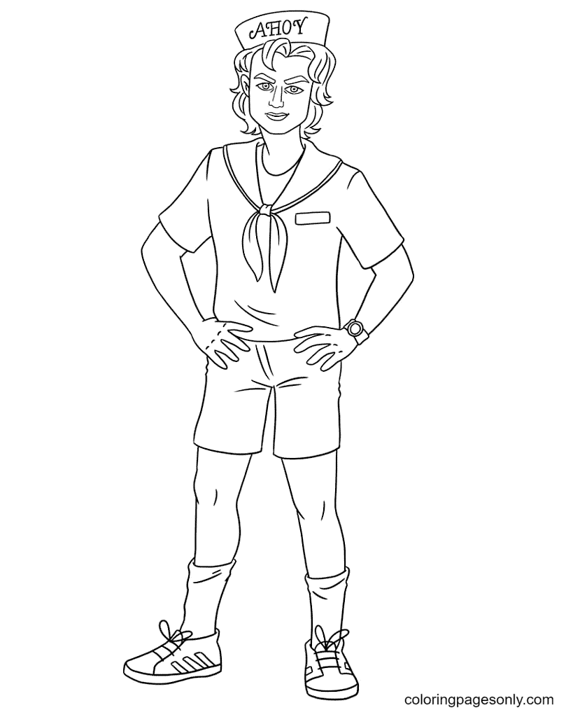 Stranger things coloring pages