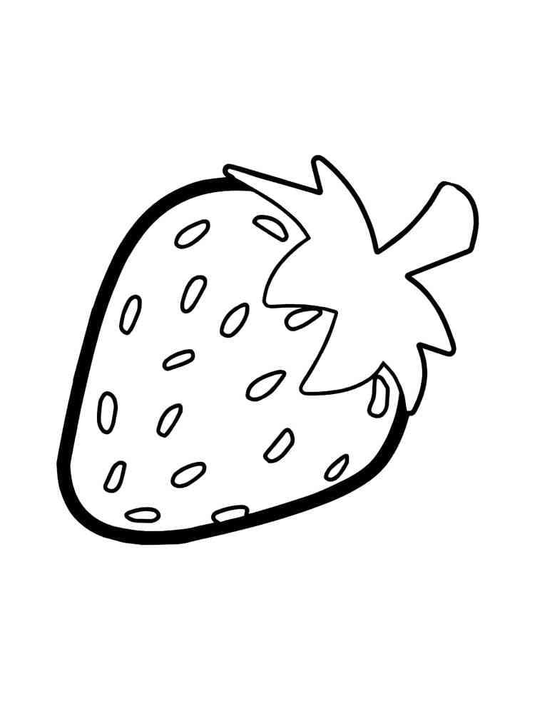 Strawberry coloring pages