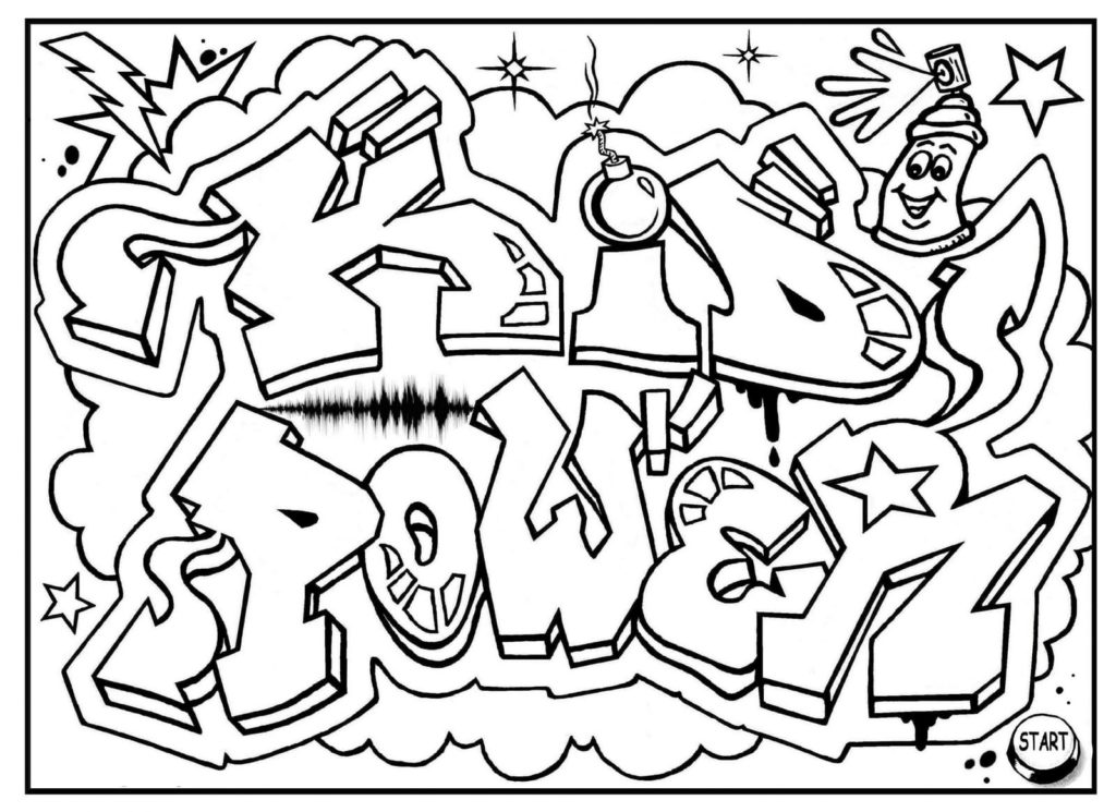Graffiti coloring pages best printable coloring pages