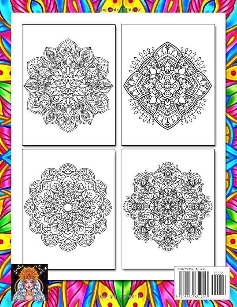 Mandalas an adult coloring book featuring beautiful mandalas coloring pages for stress relief and relaxation perfect for coloring gift book ideas victoria damita books