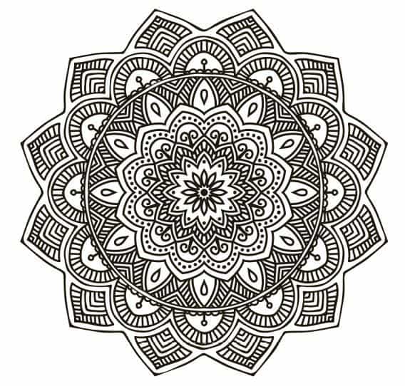 Free printable mandala coloring pages the mindful word