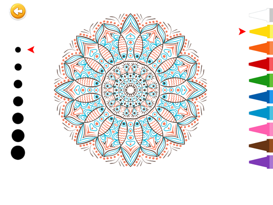 Mandala adult loring book for stress relief free printable app price drops
