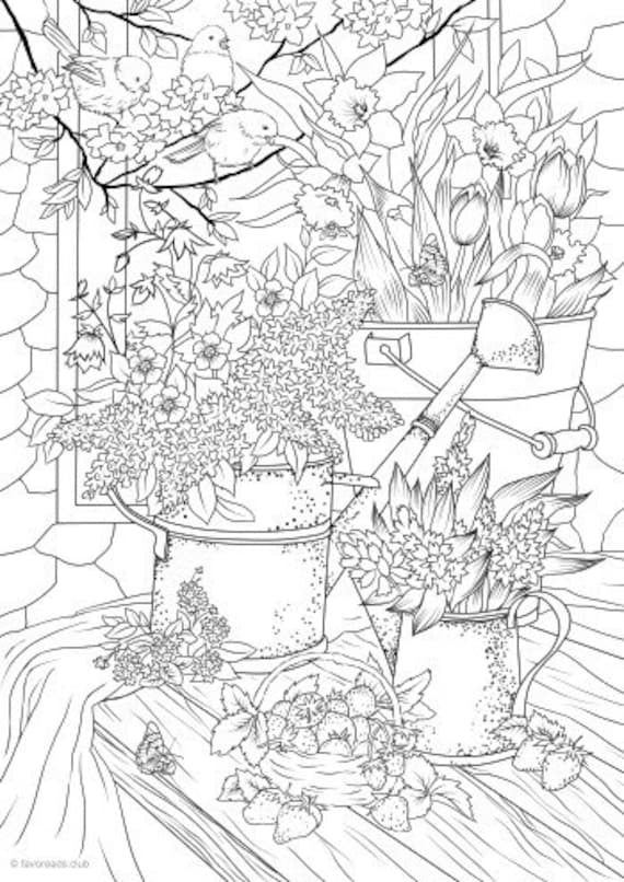 Summer vibes printable adult coloring page from favoreads coloring book pages for adults and kids coloring sheets colouring designs