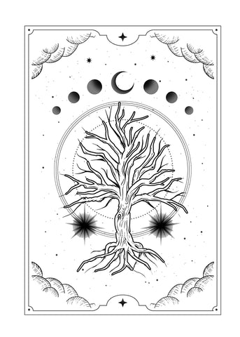 Sun moon stars celestial coloring book for adults digital â monsoon publishing usa