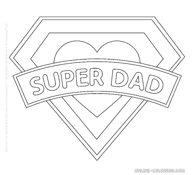 Super dad malvorlagen