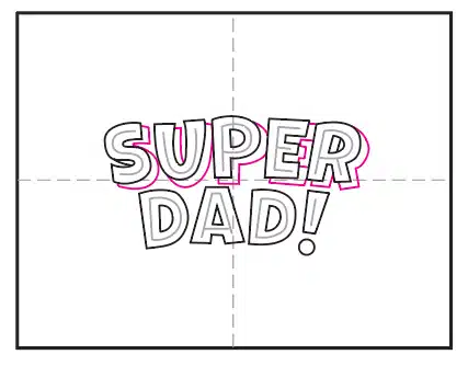 Cute fathers day card idea tutorial fathers day coloring page