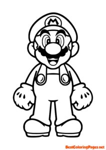 Mario coloring pages