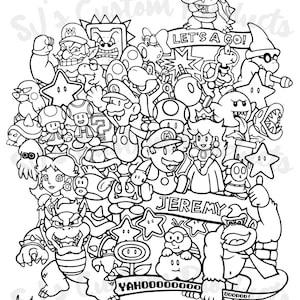Bowser coloring page