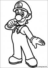 Super mario bros coloring pages on coloring